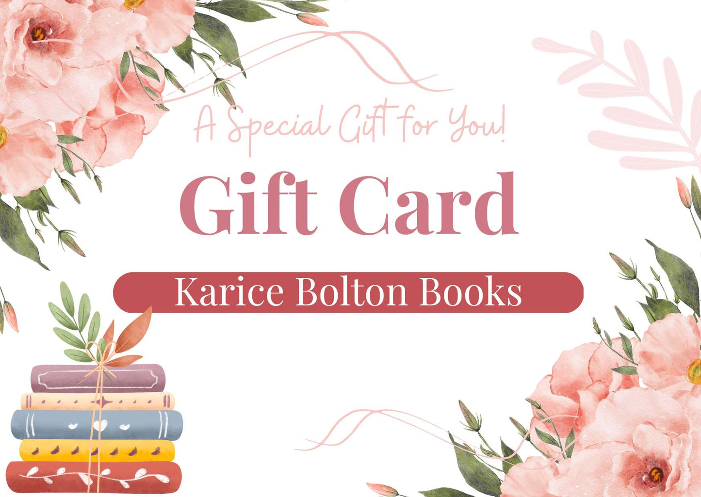 Karice Bolton Books Gift Card