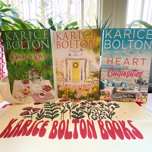 Signed Romance Sampler with Exclusive Tote, Bookmarks, & Stickers